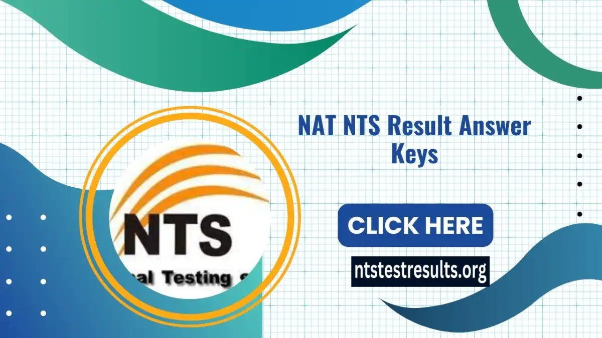 NAT NTS Result 2024 NAT 1 Result National Aptitude Test