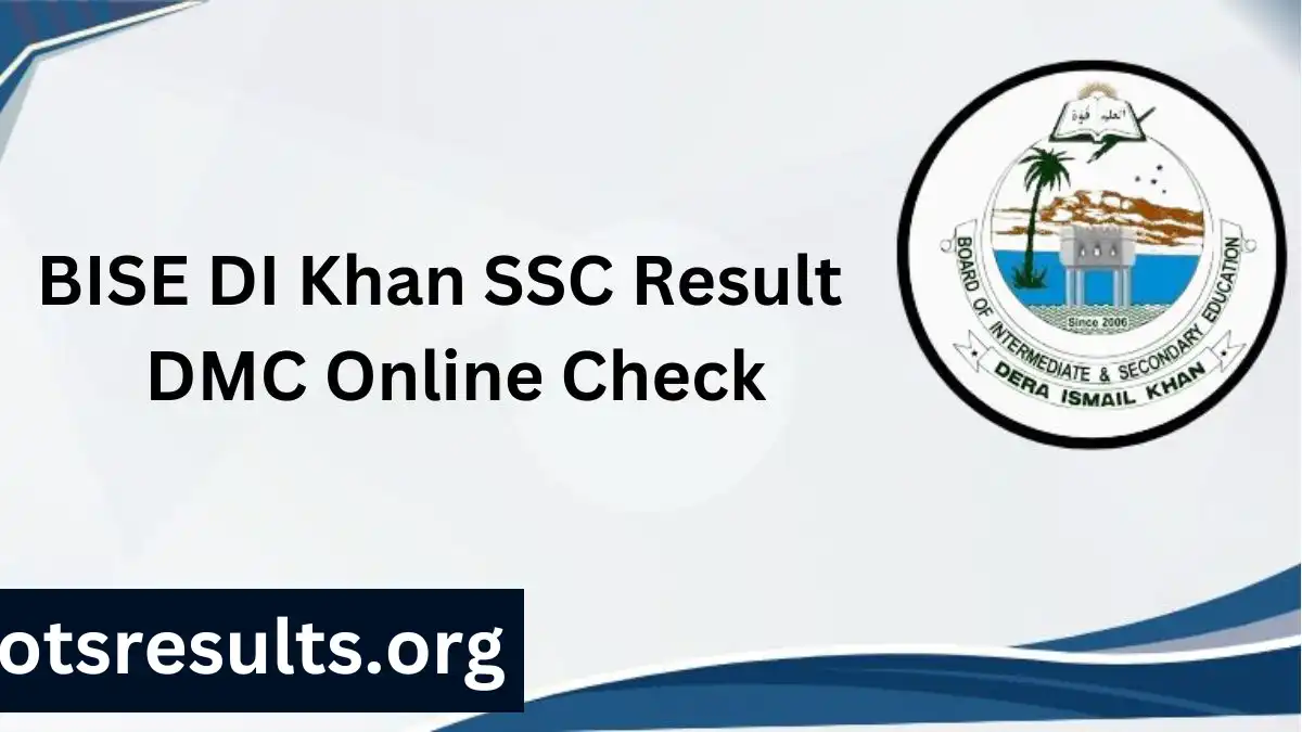 BISE DI Khan Board SSC Improvement Result 2023 DMC