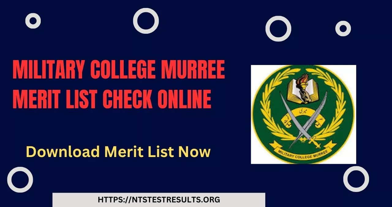 Military College Murree Entry Test Result