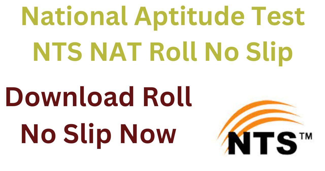 NTS Roll No Slip National Aptitude Test NAT 2 2024 Sunday 11 February 2024