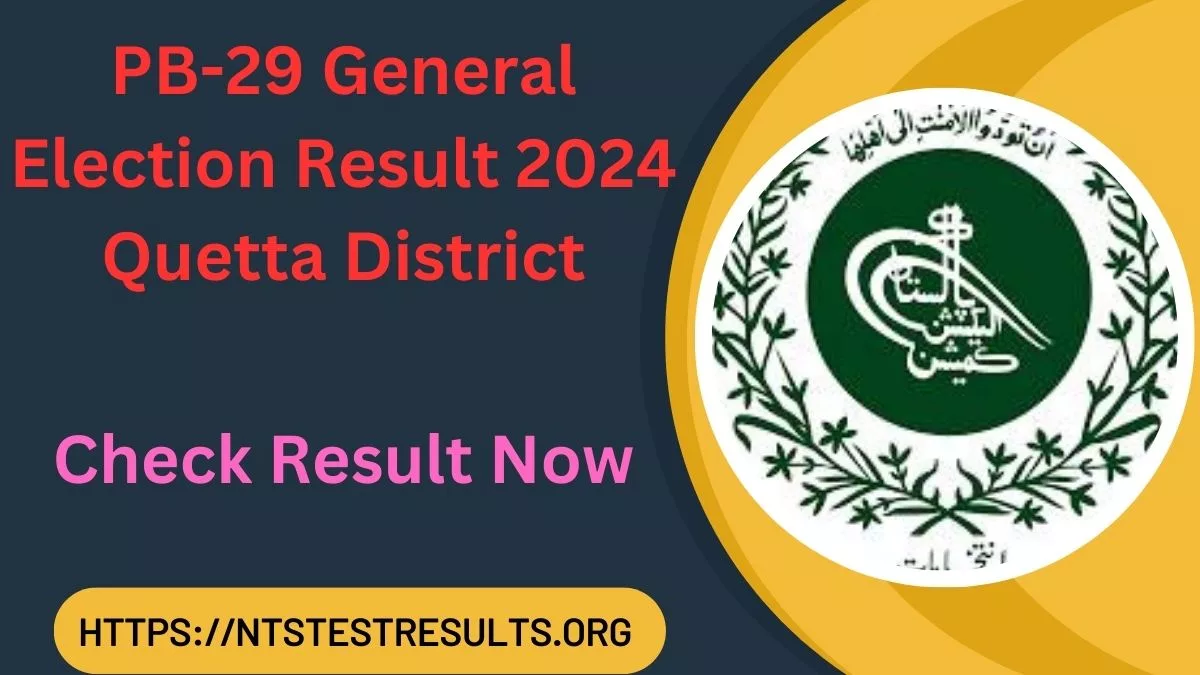 PB-29 General Election Result 2024 Quetta District