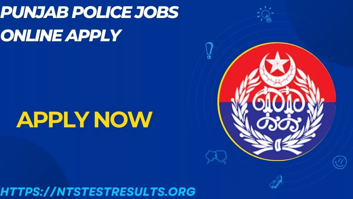Punjab Police Jobs 2024 Online Apply